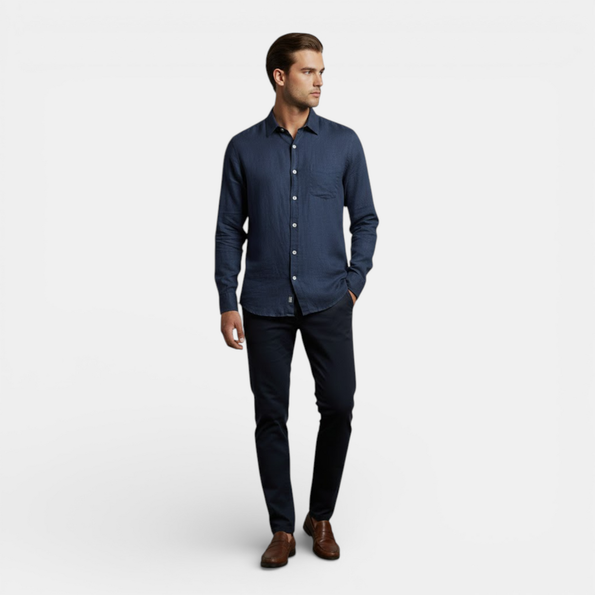 Men’s Long Sleeve Breathable Shirt for Summer Wear 8