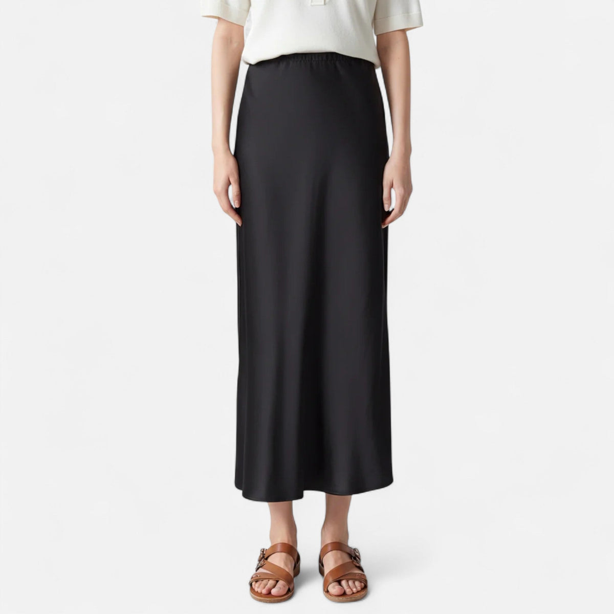 Women's Old Money Silk Skirt