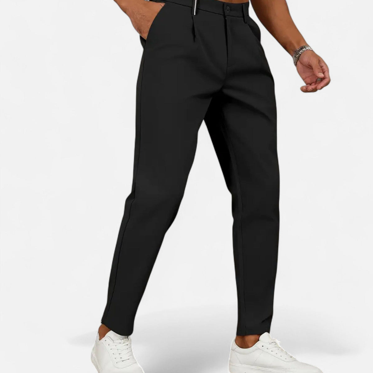 Men’s Classic Pleated Business Trousers 5