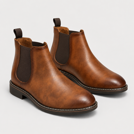 Men's Elegant Chelsea Boots Classic Old Money Footwear 0