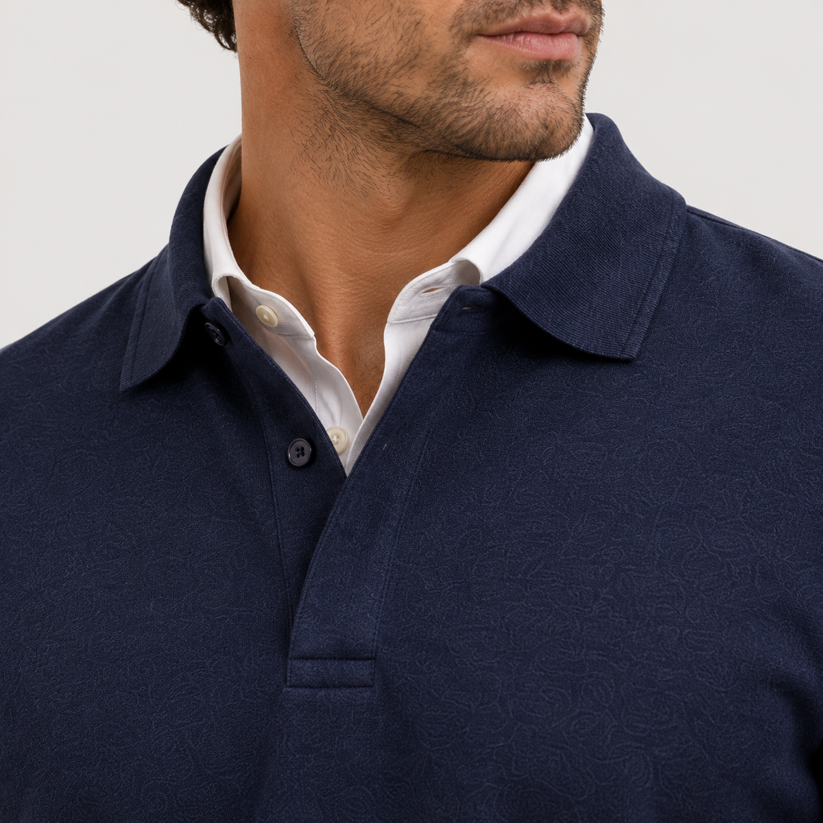 Men's Heritage Long Sleeve Polo Timeless Refined Style 2