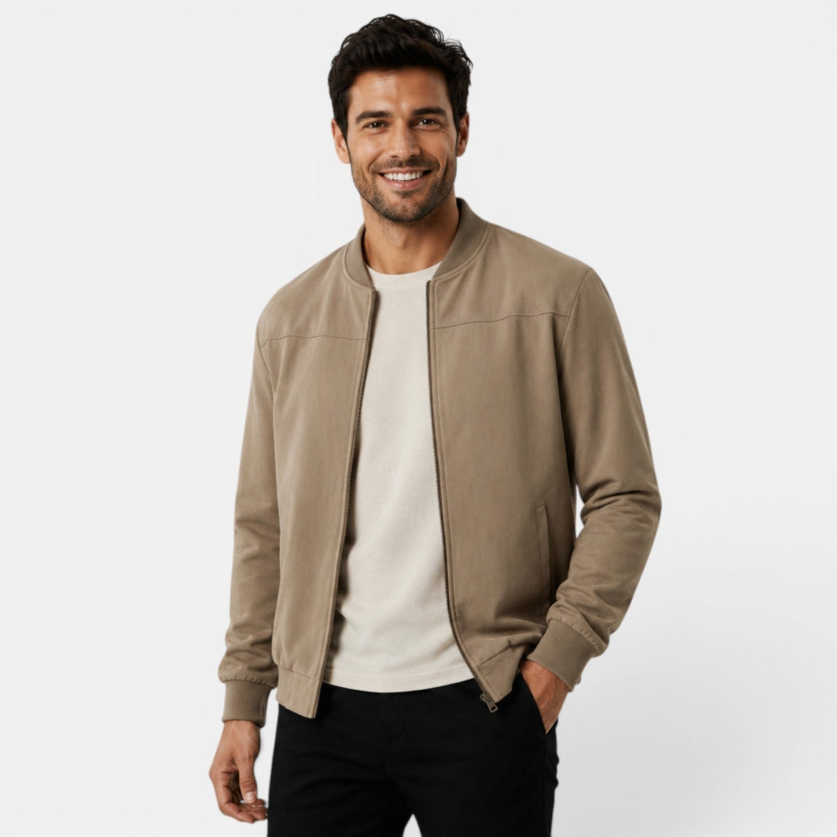 Men's Lightweight Bomber Jacket for Everyday Wear 10