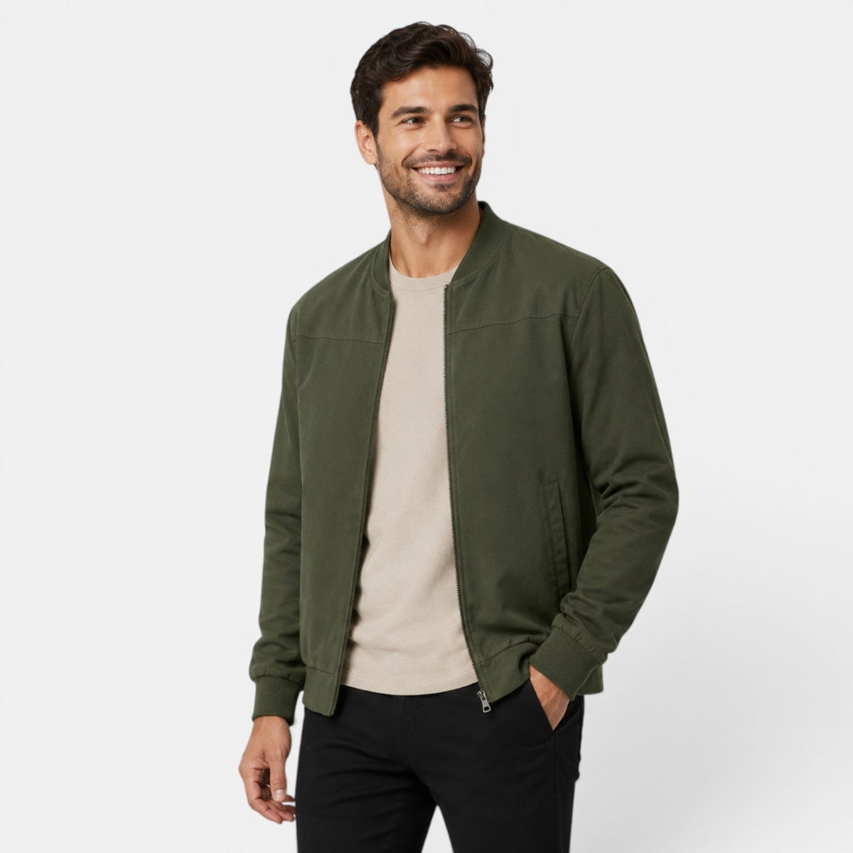Men's Lightweight Bomber Jacket for Everyday Wear 11