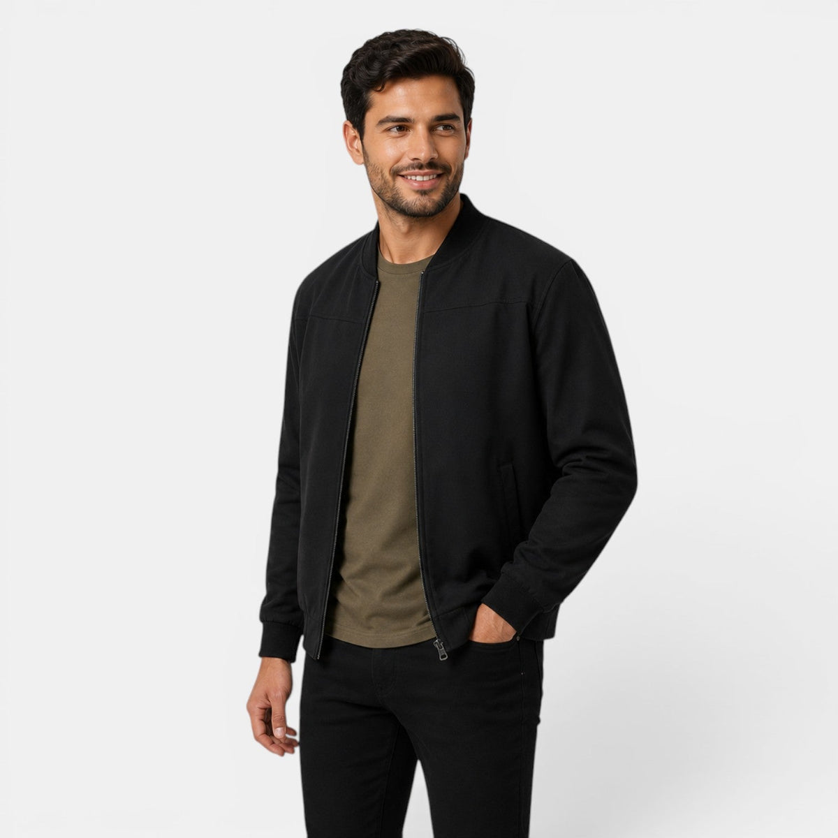 Men's Lightweight Bomber Jacket for Everyday Wear 9