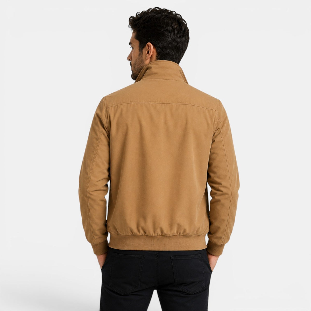 Men's Lightweight Casual Jacket Breathable Comfort Zip Front 2