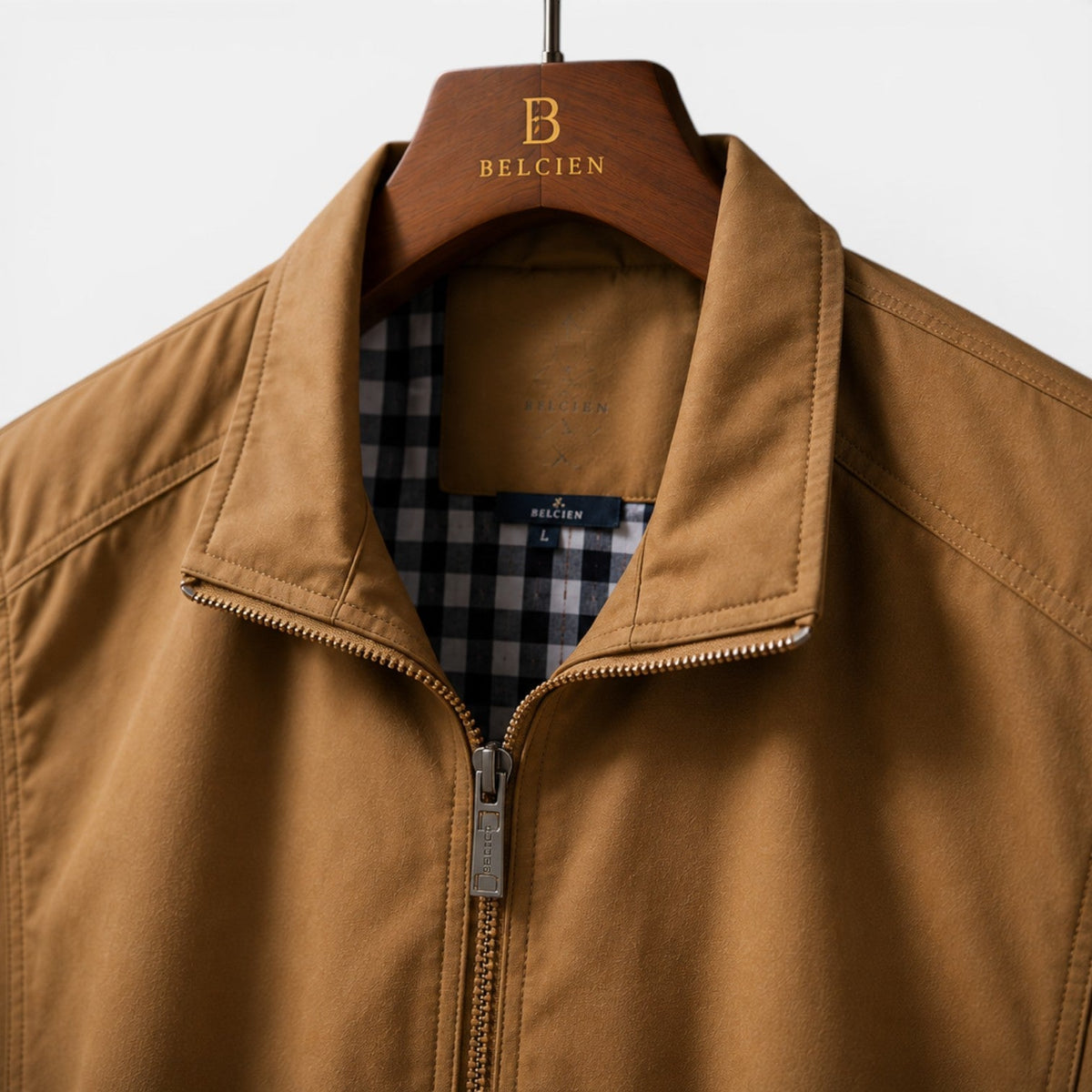 Men's Lightweight Casual Jacket Breathable Comfort Zip Front 5