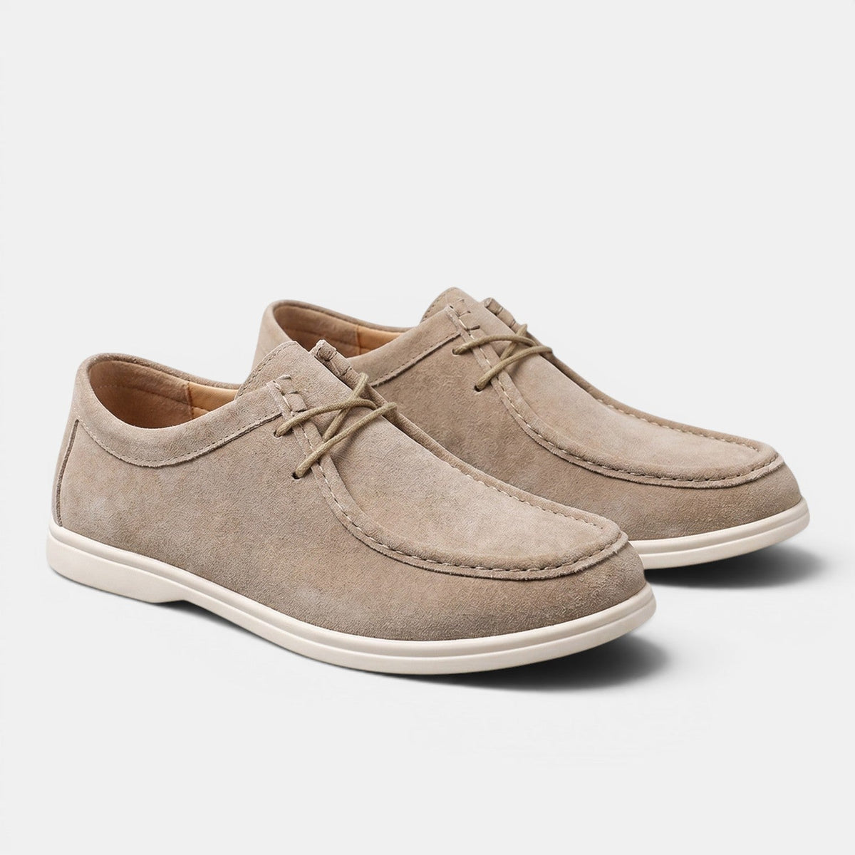 Men's Lightweight Suede Lace-Up Office Shoes for Daily Wear 0