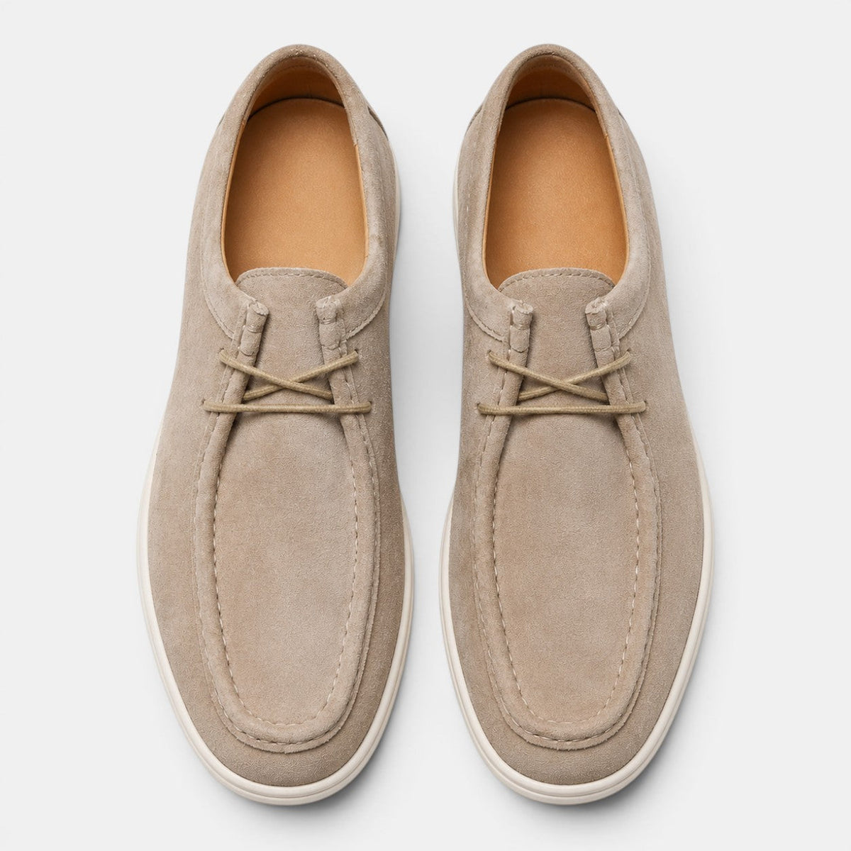 Men's Lightweight Suede Lace-Up Office Shoes for Daily Wear 1