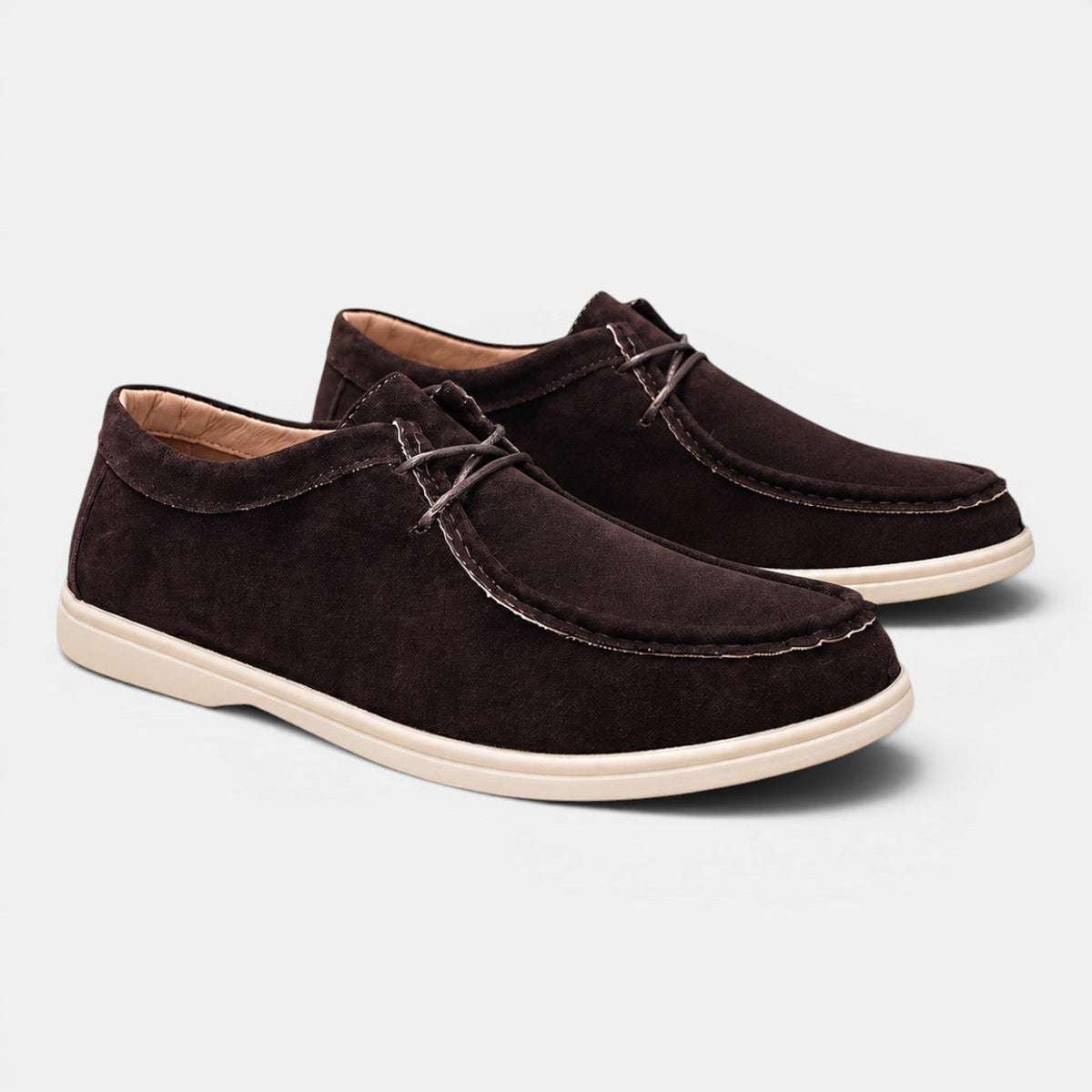Men's Lightweight Suede Lace-Up Office Shoes for Daily Wear 8
