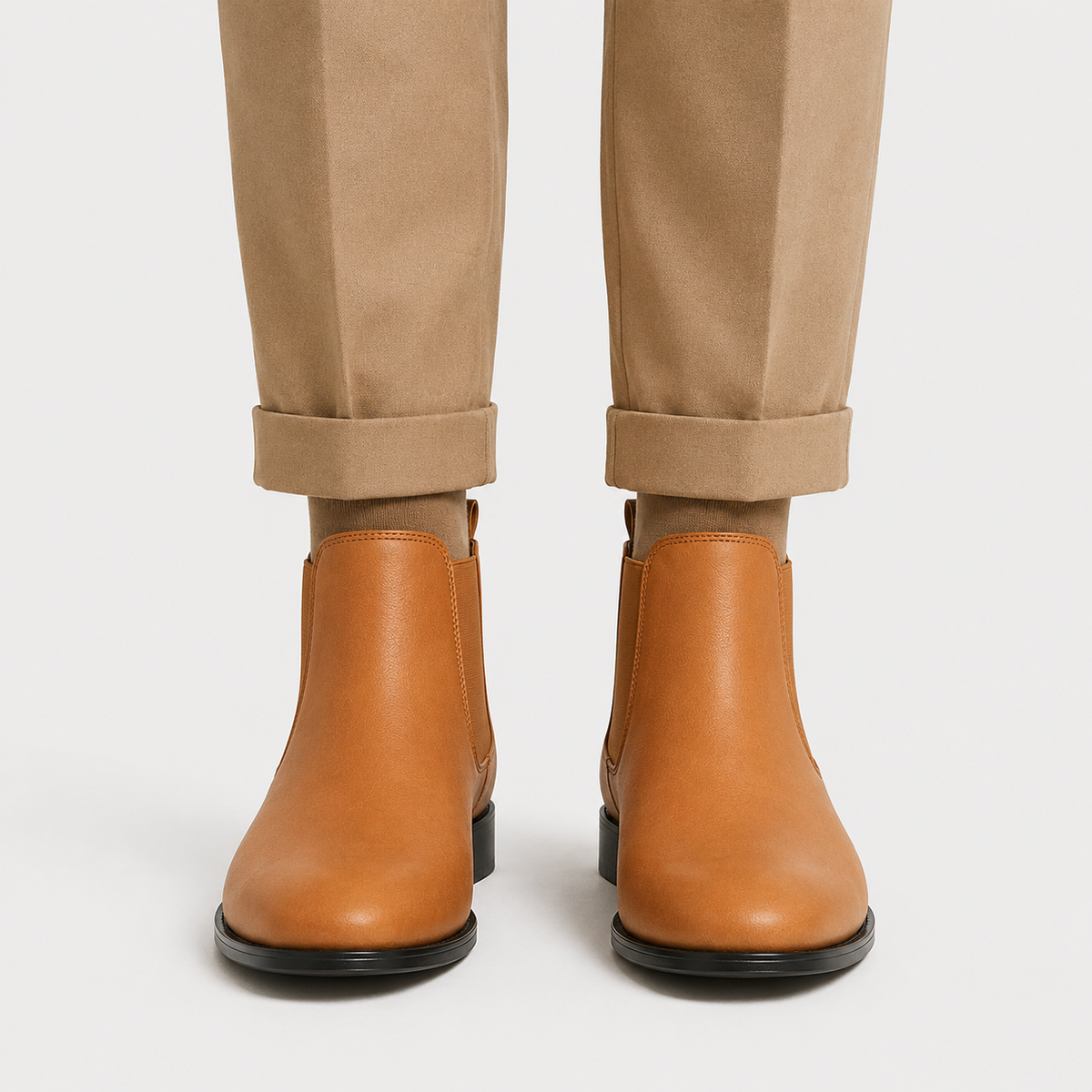 Men's Premium Chelsea Boots Comfortable Classic Slip-On Ankle Boots 1