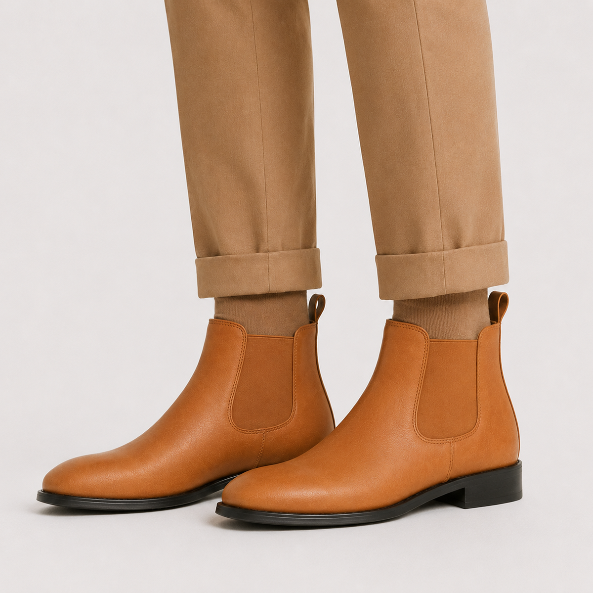 Men's Premium Chelsea Boots Comfortable Classic Slip-On Ankle Boots 3