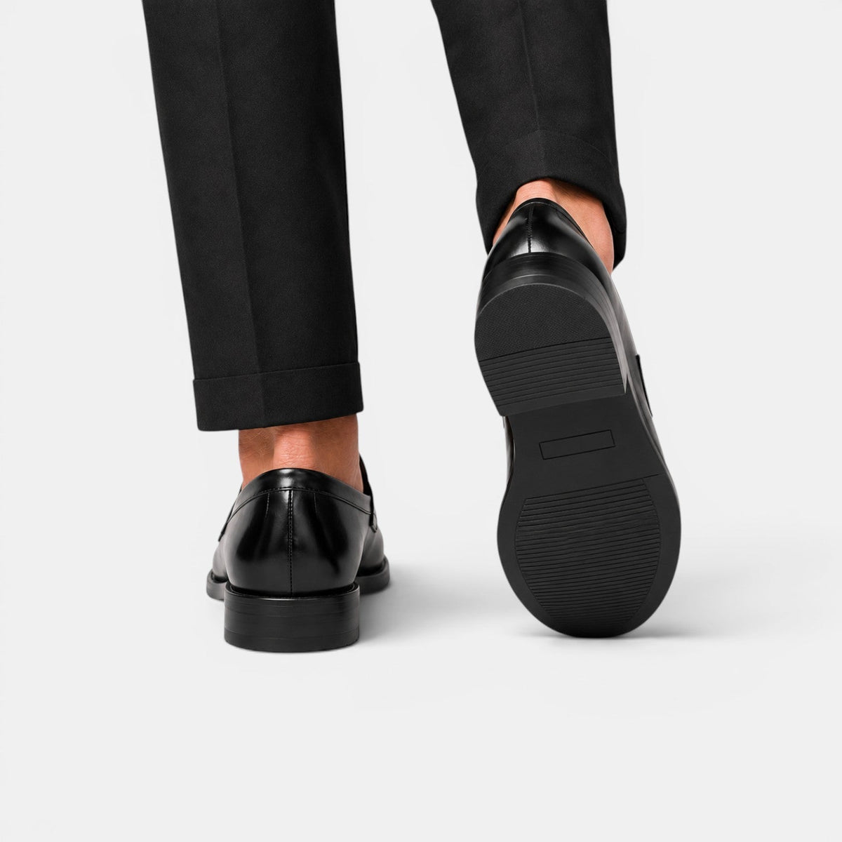 Men's Premium Leather Penny Loafers Classic Dress Shoes 3