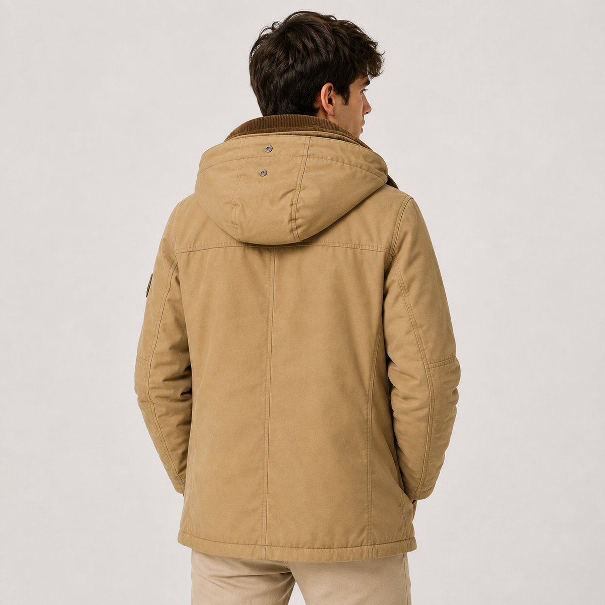 Men's Winter Parka Insulated Water Resistant Cold Weather 3