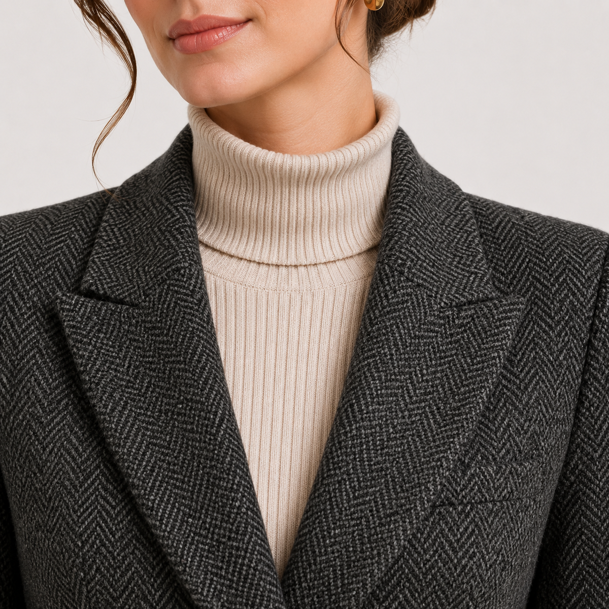 Women's Belted Blazer Timeless Tailored Business Casual Outerwear