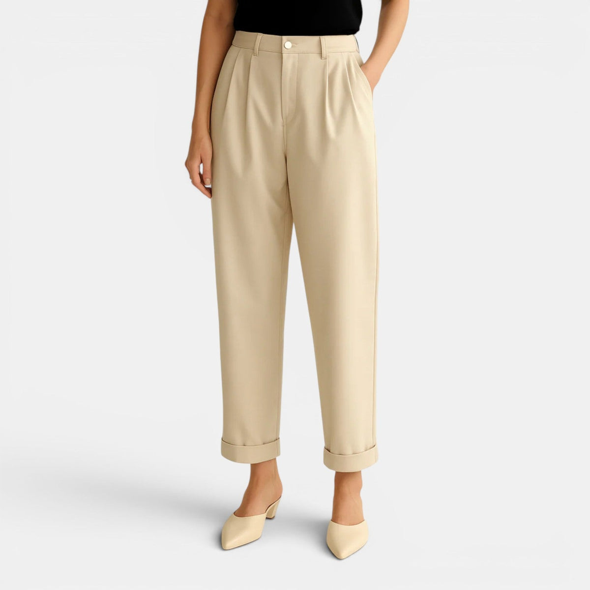 Women’s High Waist Linen Pants